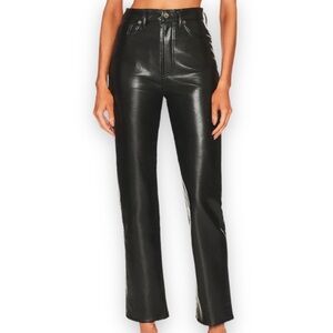 AGOLDE black leather pants